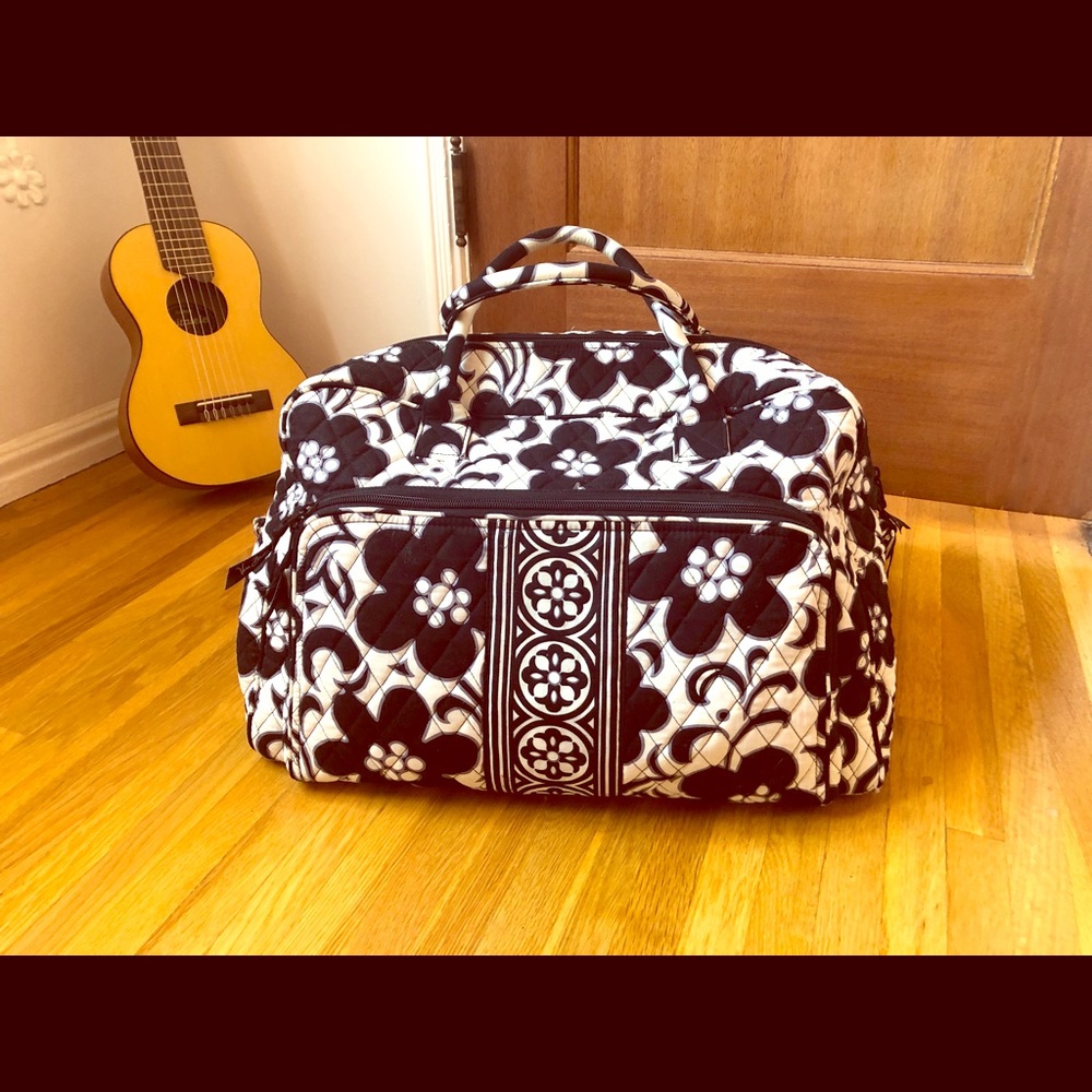 Vera Bradley floral print weekend bag